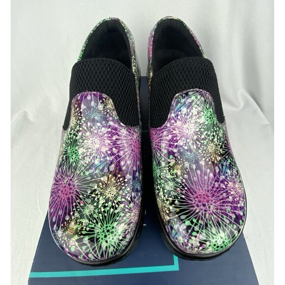 KLOGS Footwear Clogs Size 8 Imperial Dandelion Patent Nurse Shoes Standing MINT - Picture 2 of 16